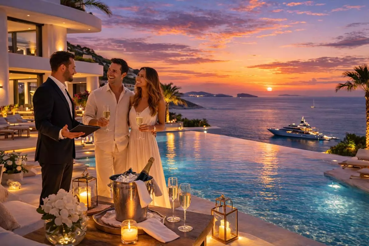 Mykonos luxury travel ecosystem for founders, family offices, UHNW travelers, private villas, yacht charters, and Cloud 9 Concierge services in Greece.
